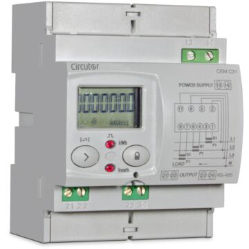 Contador de energía trifásico indirecto