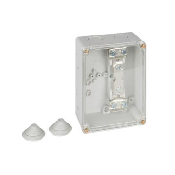 Caja tc-2 con tapa transparente