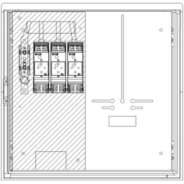 Caja general de protección cpm2-t/bucc00 520x536x230