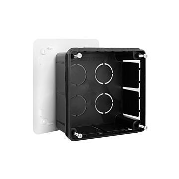 Caja empalme con garras tornillos 105x105x47 mm 650º