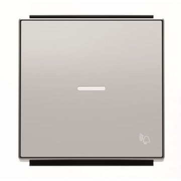 Tecla pulsador timbre c/visor pl