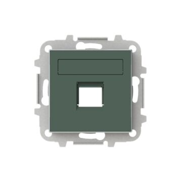 Tapa 1 conector con persiana cm