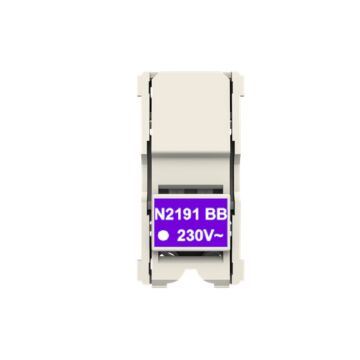 Lámpara int./puls. led bl 230v