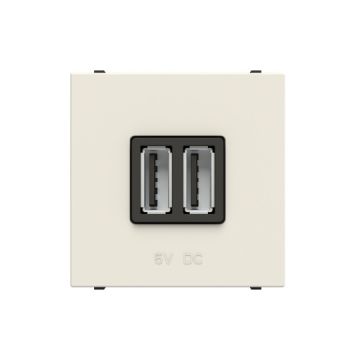 Toma cargador usb 2m 2x750ma/5v bl