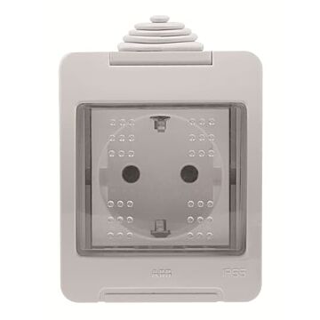 Caja estanca ip55 zenit schuko