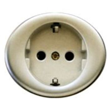 Tapa enchufe schuko 2p+t later