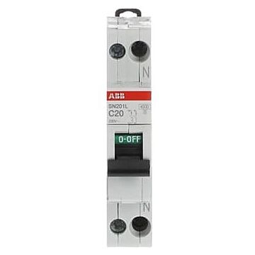 Int.aut. sn201l-c20 1p+n 20a c 4,5ka