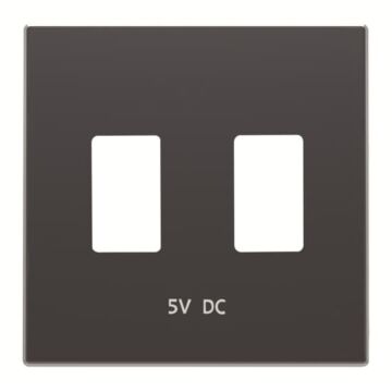 Tapa cargador usb doble ns