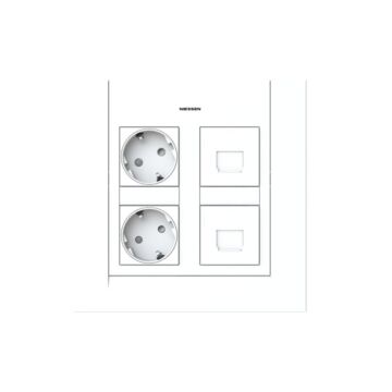 Kit caja de 2 columnas completa empotrar