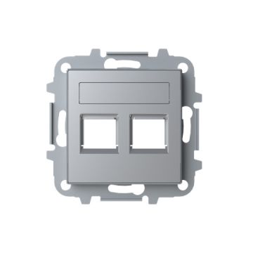 Tapa 2 conector con persiana pl