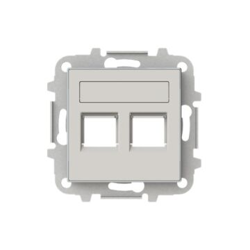 Tapa 2 conector con persiana dn