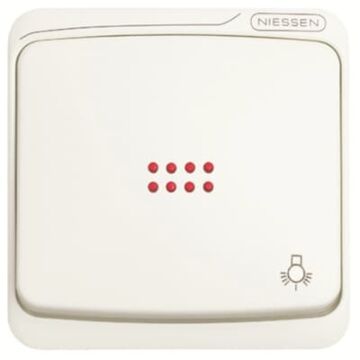 Tecla pulsador luz c/visor