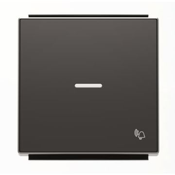 Tecla pulsador timbre c/visor ns