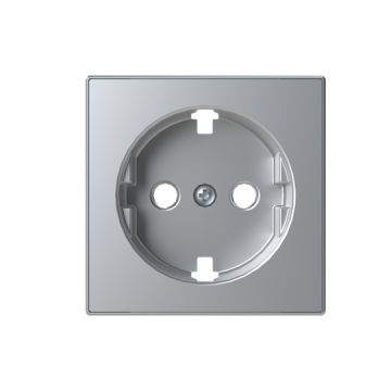 Tapa base enchufe schuko plano pl