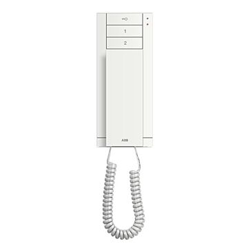 Tlf. con auricular y 3 pulsadores bl