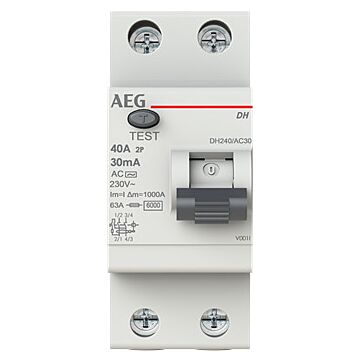 Int. dif. dh 2p 25a 30ma ac