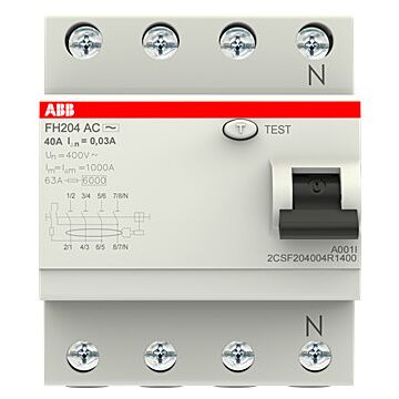 Int.dif.fh204ac-40/0,03 4p 40a ac 30ma