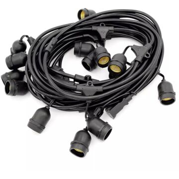 Guirnalda waterproof ip65 e27 para exteriores