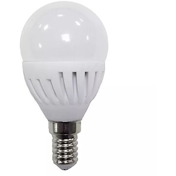 Esférica led cerámica 9w e14 5000k