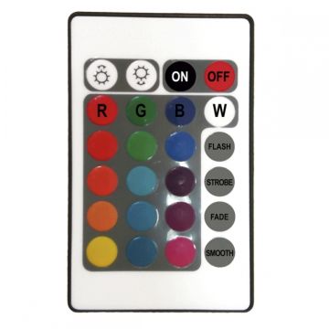 Mando para lámpara estándar led 9w rgb+w
