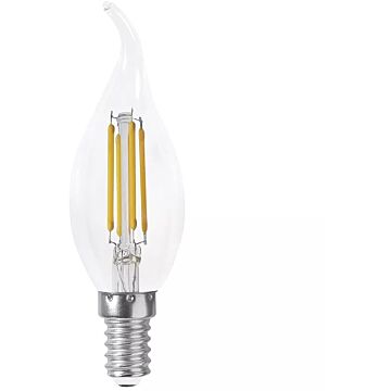 Flama lujo led de filamento clara 4w 3000k