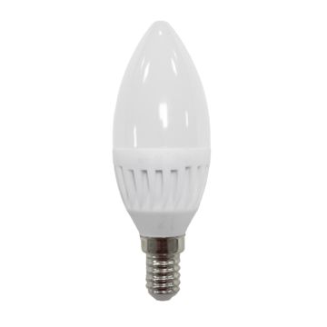 Lámpara esférica flama led 9w e14 40k