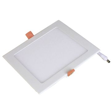 Downlight slim sq 18w 40k 1260lm blanco