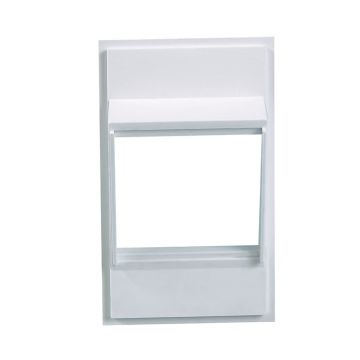 Módulo plano standard con hueco interior de 45x45 blanco nieve