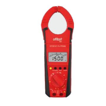 Pinza amperimétrica 1500v dc fotovoltaica