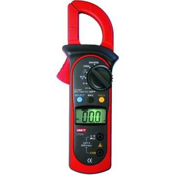 Pinza amperimétrica 600v y 400v ac