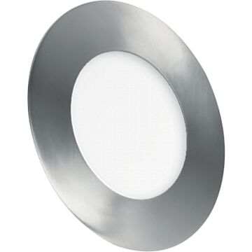Led downlight circular 5w 100-240v 340lm 4000k 90 x 9mm  - nickel satin