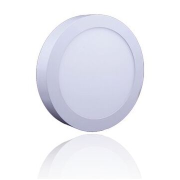 Led downlight  circular sup. 6w 100-240v 420lm 6500k 120x 32mm (aro blanco)