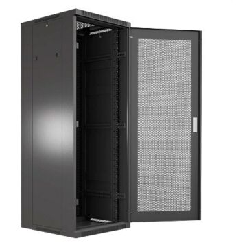 Armario rack 19" de pie openetics 33 u alto 1600x600x600 mm (puerta delantera metálica perforada y puerta trasera ciega), modelo smart rack plus