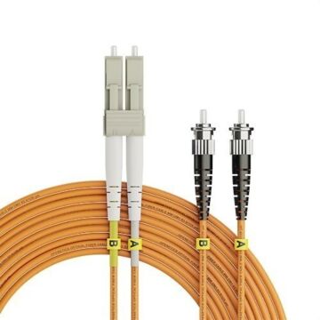 Latiguillo bifibra openetics multimodo om1, st-lc 62,5/125 µm pulido pc, de 2 m