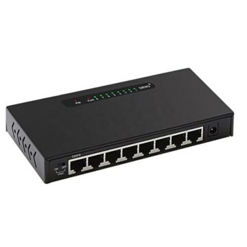 Switch 8 puertos 10/100 mbps sobremesa