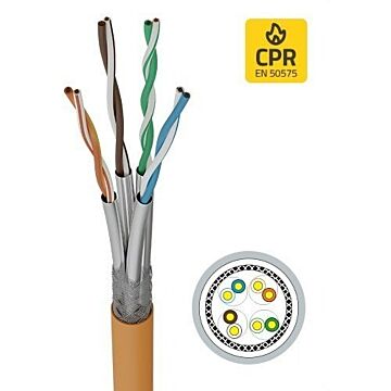 Cable cat. 7a s/ftp rígido lszh cca s1a,d1,a1 en bobinas de 500m