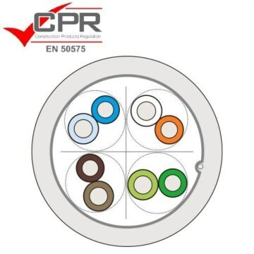 Cable cat. 6 f/utp rígido lszh dca s2,d2,a1 en bobinas de 500m