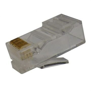 Conector rj45 cat. 6 utp macho para cable flexible