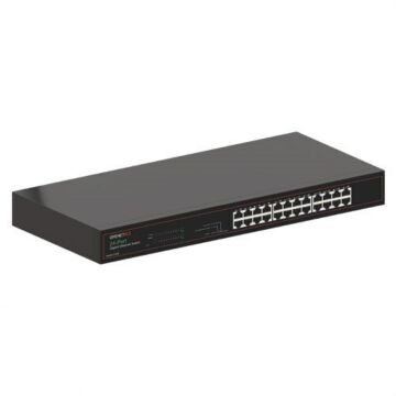 Switch 24 puertos 10/100/1000mbps montable en rack 19"