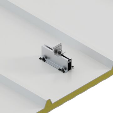 07h3 soporte coplanar microrail anclaje chapa sandwich, inc. tornillería fijación