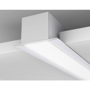 Perfil empotrable tsl-e17r blanco mate