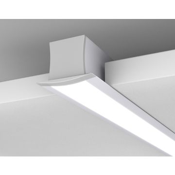 Perfil para empotrar tsl-e31 blanco mate