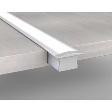Perfil de aluminio tsl-e15 de montaje empotrable