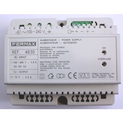 ALIMENTADOR DIN6 100-240VAC/18VDC-3.5A
