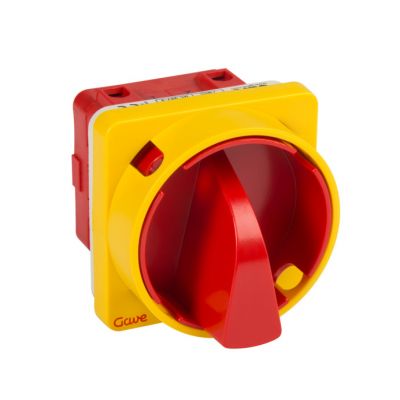 Interruptor 2P.25A.D1 Bloqueo Candado Rojo/Amarillo
