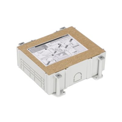 Cubeta de plástico para caja de suelo regulable de 6 elementos para instalación en suelo de pavimento Simon 500 Cima