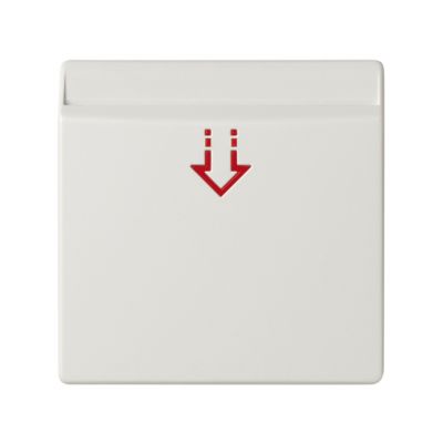 Tapa con visor para interruptor de tarjeta mecánico o electrónico blanco Simon 82