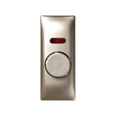 Tapa con botón para regulador electrónico (interruptor/conmutador) de tensión cava mate Simon 82 Centralizaciones