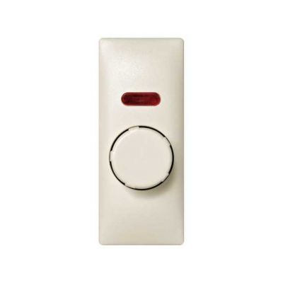 Tapa con botón para regulador electrónico (interruptor/conmutador) de tensión marfil Simon 82 Centralizaciones