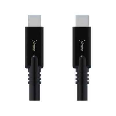 CABLE USB 3.1 C - USB C NEGRO 1M